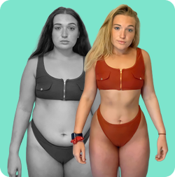 GLP-1 weight loss transformation woman before and after results