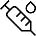 Weekly prescription injection icon