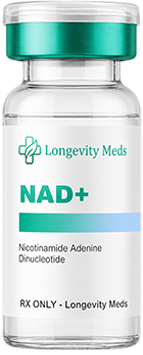 NAD+ prescription vial for cellular health and longevity support