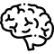 Brain icon representing improved mental clarity and focus